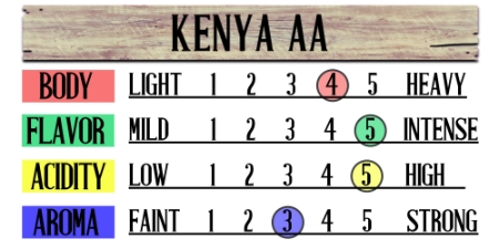 Kenya AA Fresh Coffee Beans 